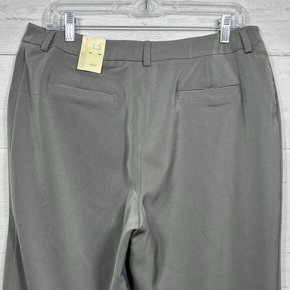 Additions by Chicos socialite wall street pants womens size 1.5 short M/10 NEW - Picture 3 of 7